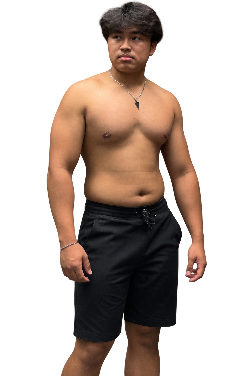 Arshan overweight, before his transformation