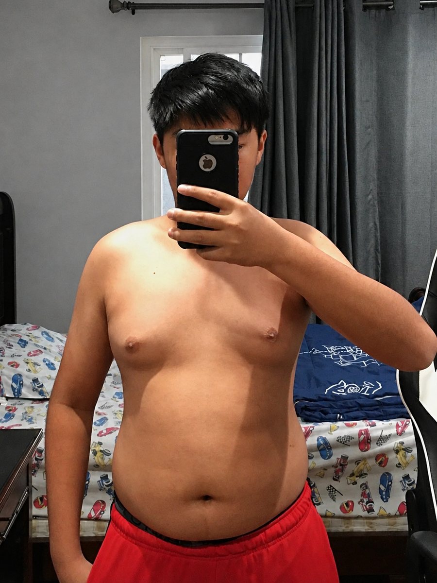 Arshan overweight, before his transformation